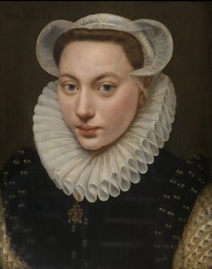 Porträt einer jungen Frau von Frans Pourbus the Elder