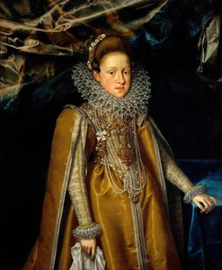Porträt der Erzherzogin Maria Maddalena von Österreich 1587-1631, Großherzogin der Toskana