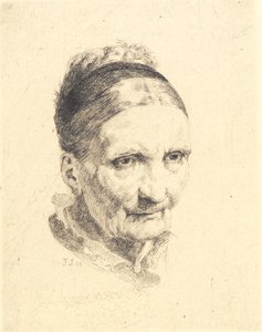 Kopf einer alten Frau. Madam Rasmussen