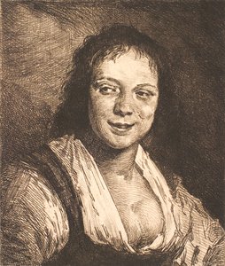 Lachendes Mädchen, nach Frans Hals