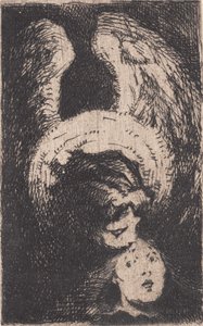 Silvesterabend 1893. Probeplatte von Frans Schwartz