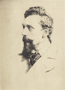 Porträt von Carl Bloch von Frans Schwartz