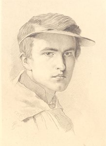 Porträt von J. Th. Lundbye von Frans Schwartz