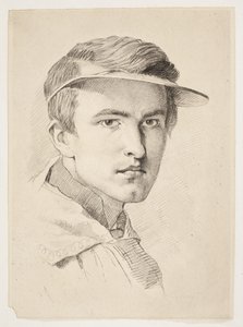 Porträt von J. Th. Lundbye von Frans Schwartz