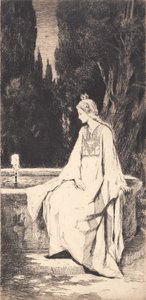 Die Prinzessin am Brunnen