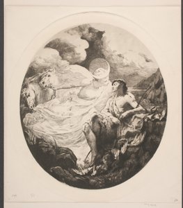 Selene und Endymion von Frans Schwartz