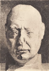 Ägyptischer Kopf, nach einem Gipsabguss von Frans Schwartz