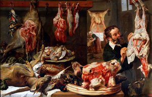 Eine Metzgerei, 1630er Jahre