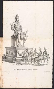 Riese Großvater in der Parade für den Heiligen Rombout, 1825 von Frans Vervloet