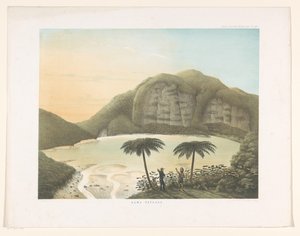 Kratersee Kawah Putih in West-Java