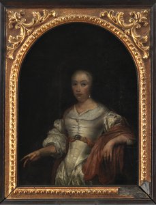 Porträt einer Dame von Frans van I Mieris