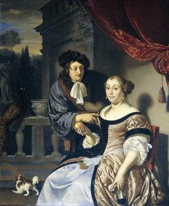 Ein Mann und eine Frau von Frans van Mieris (I)