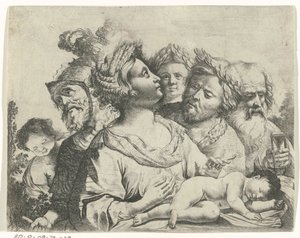 Ceres, Mars und Saturn (Die vier Lebensalter) von Frans van Mieris (II) (rejected attribution)