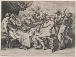Das Hochzeitsfest von Peleus und Thetis von Frans van den Wyngaerde