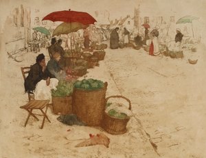 Gemüsemarkt von František Šimon