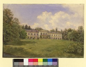 Schloss mit Park in Weidlingau von Franz Alt