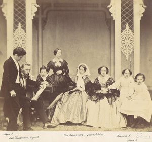 [Gruppenporträt der Familien Antoine und Höusermann], 1850er-60er Jahre von Franz Antoine