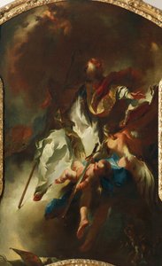 St. Narcissus in Herrlichkeit von Franz Anton Maulbertsch