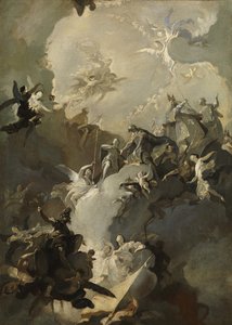 Die Verherrlichung der königlichen ungarischen Heiligen, ca. 1772-73 von Franz Anton Maulbertsch