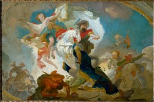 Der Triumph des heiligen Jakobus von Compostela von Franz Anton Maulbertsch