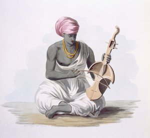 Eine Sarinda, oder Hindostan-Typ Violine, aus 