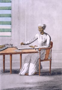 Ein kaustischer Schreiber, veröffentlicht 1808-12 von Franz Balthazar Solvyns