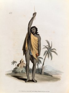 Hindu-Priester, veröffentlicht von Edward Orme, 1804 von Franz Balthazar Solvyns