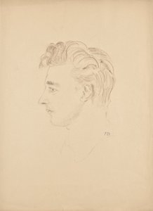 Porträtstudie Franz Barwig der Jüngere von Franz Barwig d. Ä.