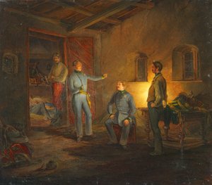 Kopals letzte Nacht mit Oberst Schlechta in einer italienischen Bauernhütte