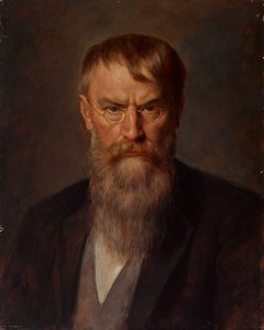 Porträt von Franz von Lenbach von Franz Defregger von