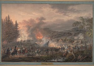 Russisches Leibgarde-Regiment unter dem Kommando von Graf Ostermann-Tolstoy, 1813