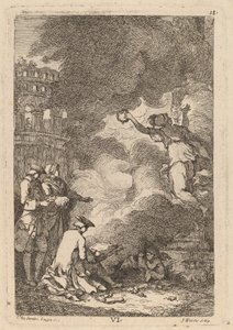Nella Venuta in Roma: pl. 6 von Franz Edmund Weirotter after Étienne de Lavallée Poussin