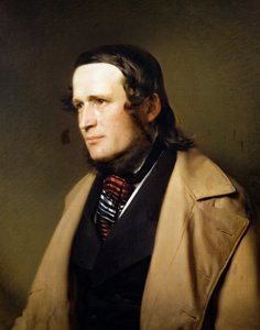 Porträt von Karl Grob, gemalt von Franz Eybl von Franz Eybl