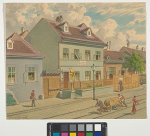 19., Gymnasiumstraße 87 - Wohn- und Sterbehaus von Josef Lanner von Franz Gerasch