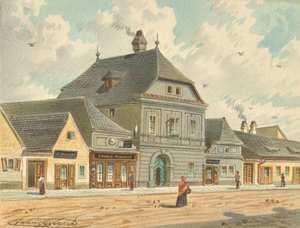 Das einstige Jagdschloss der Kaiserin Maria Theresia in der Erdbergstraße 109 in Wien von Franz Gerasch