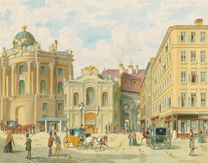 Das alte Burgtheater in Wien von Franz Gerasch