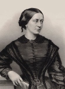 Porträt von Clara Schumann 1819-1896, 1860