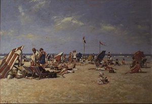 Sonnenbaden von Franz Helfferich