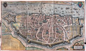 Antwerpen, Belgien (Gravur) von Franz Hogenberg