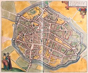 Douai, Frankreich (Gravur)