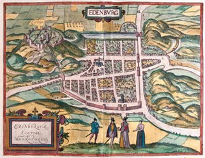 Edinburgh, Schottland von Franz Hogenberg
