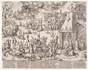 Hexensabbat von Franz Hogenberg