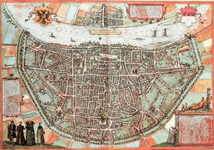 Karte von Köln - Deutschland