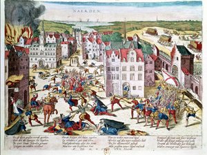 Massaker in Flandern während der Regierung von Fernando Alvarez de Toledo (1508-82), Herzog von Alba, 30. November 1572