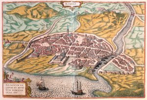 Rimini, Italien (Gravur) von Franz Hogenberg