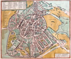 Vicenza, Italien (Stich)