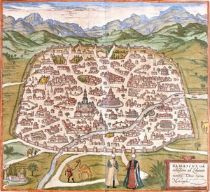 Ansicht von Damaskus, Syrien
