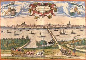 Ansicht von Kampen, Niederlande