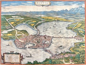Ansicht von Mantua, Italien