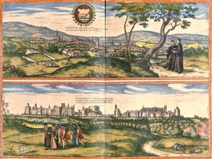 Ansichten von Oxford und Windsor, England von Franz Hogenberg